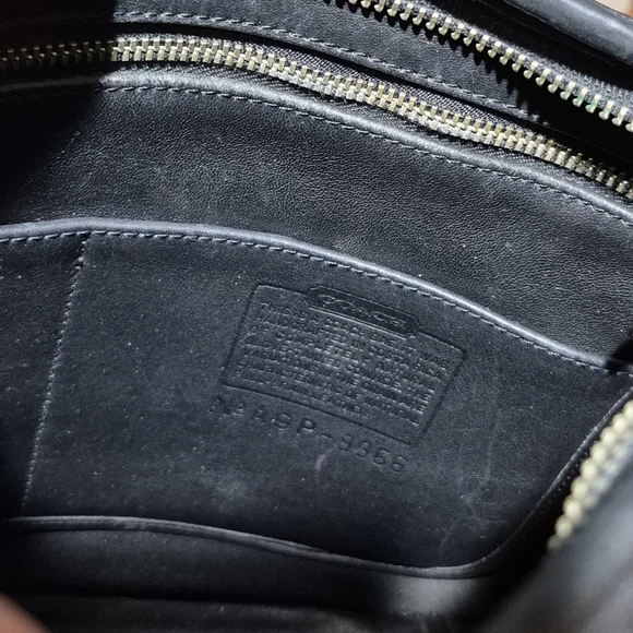 Coach Legacy Bag 9966 Nickel Hardware Vintage Black Leather Shoulder Bag - Picture 12 of 16